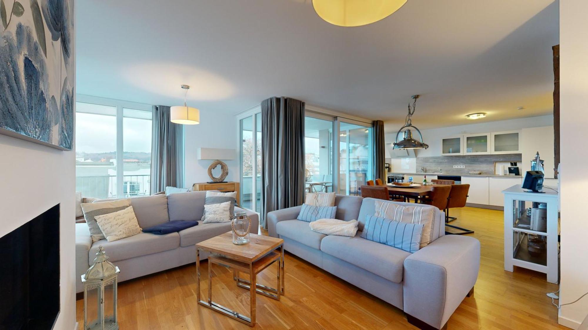 Strandnahe Fewos Mit Terrasse Oder Dachterrasse, Strandhaus Seeblick, Binz Exteriör bild